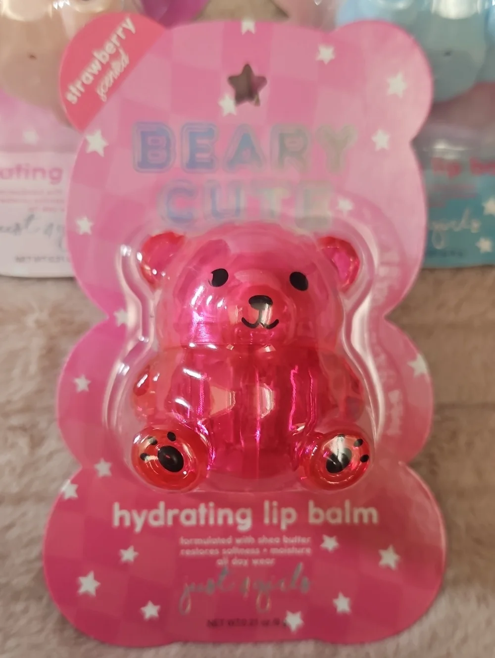 Just 4 girls BERRY CUTE hydrating lip balm 3-pc
